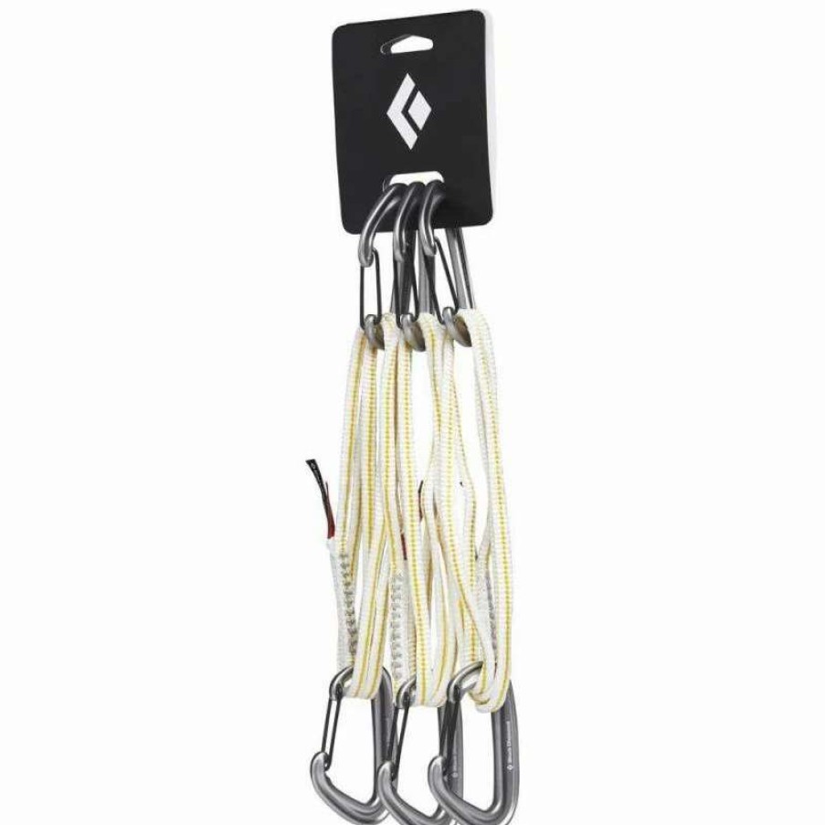 Escalade * | Meilleure Vente Black Diamond Miniwire Alpine Quickdraw 3 Pack Lot De 6 Degaines