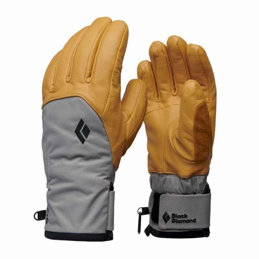 Femme * | De Gros Black Diamond Legend Gloves Gants Ski Femme Natural / Steel Gray