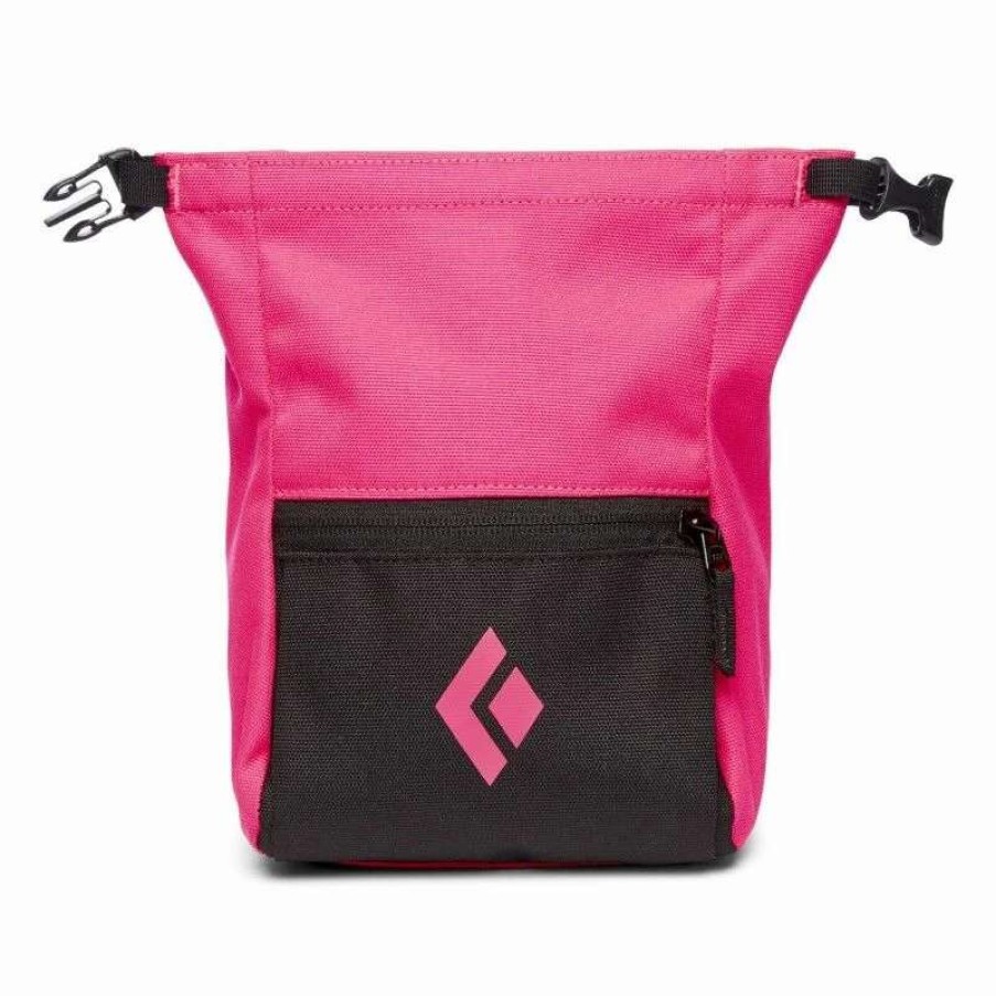 Escalade * | Meilleure Affaire Black Diamond Mondito Chalk Pot Sac A Magnesie Ultra Pink