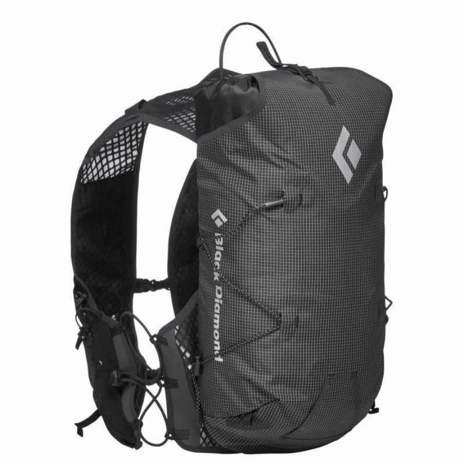 Trail-Running * | Meilleure Affaire Diamond Distance 8 Sac A Dos Randonnee Black