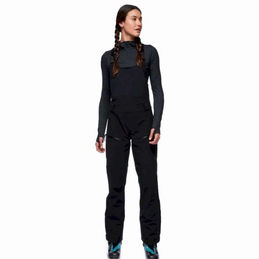 Femme * | Le Moins Cher Diamond Recon Stretch Bibs Pantalon Ski Femme Black