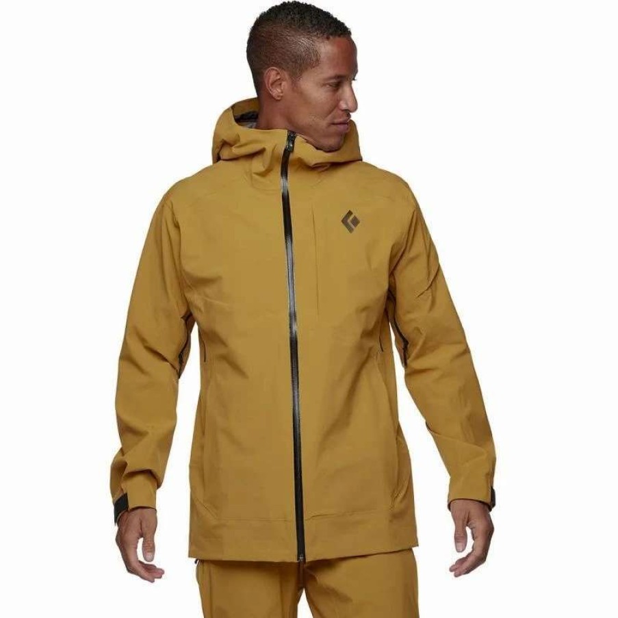 Homme * | Meilleure Vente Black Diamond Recon Stretch Ski Shell Veste Ski Homme Amber