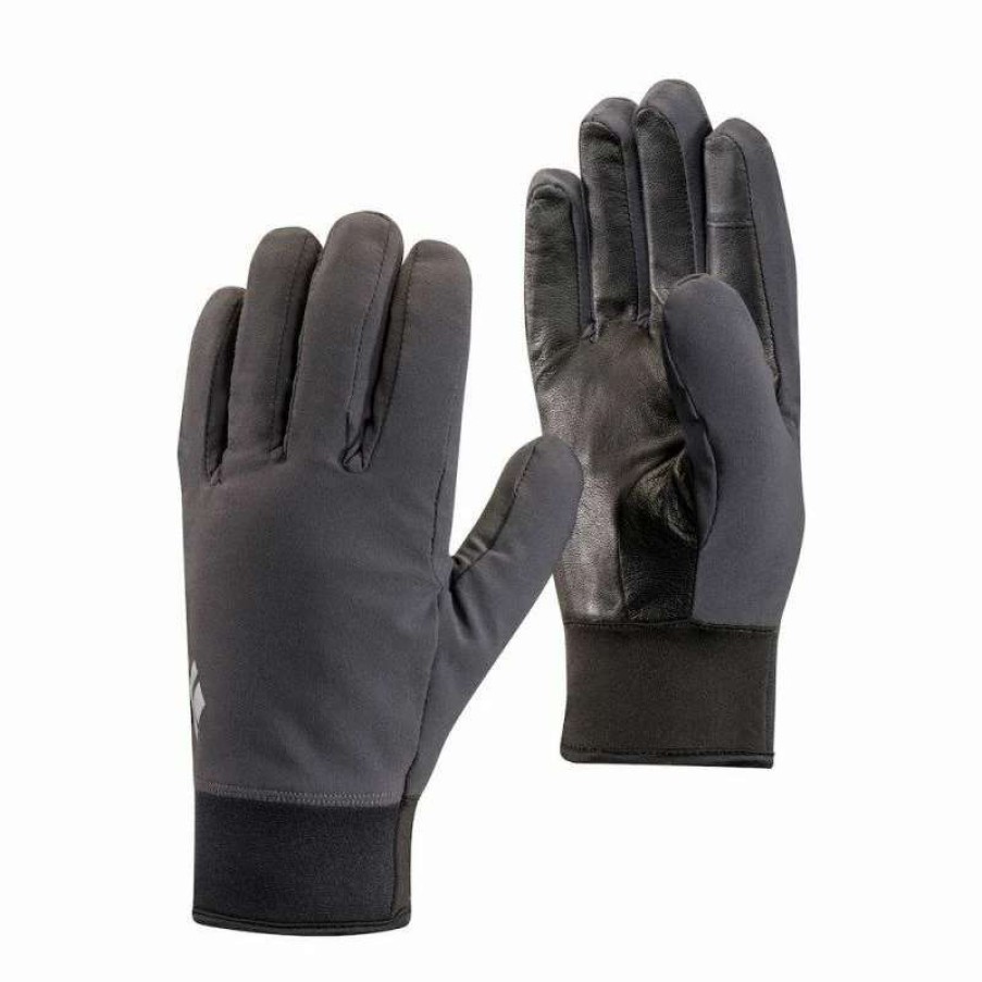 Homme * | Sortie Black Diamond Midweight Softshell Gants Ski Smoke