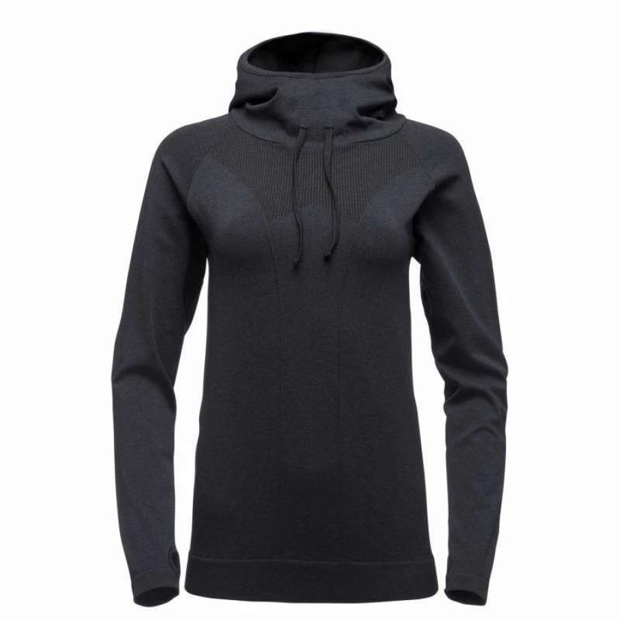 Femme * | Meilleure Vente Black Diamond Crux Hoody Sweat A Capuche Femme Carbon