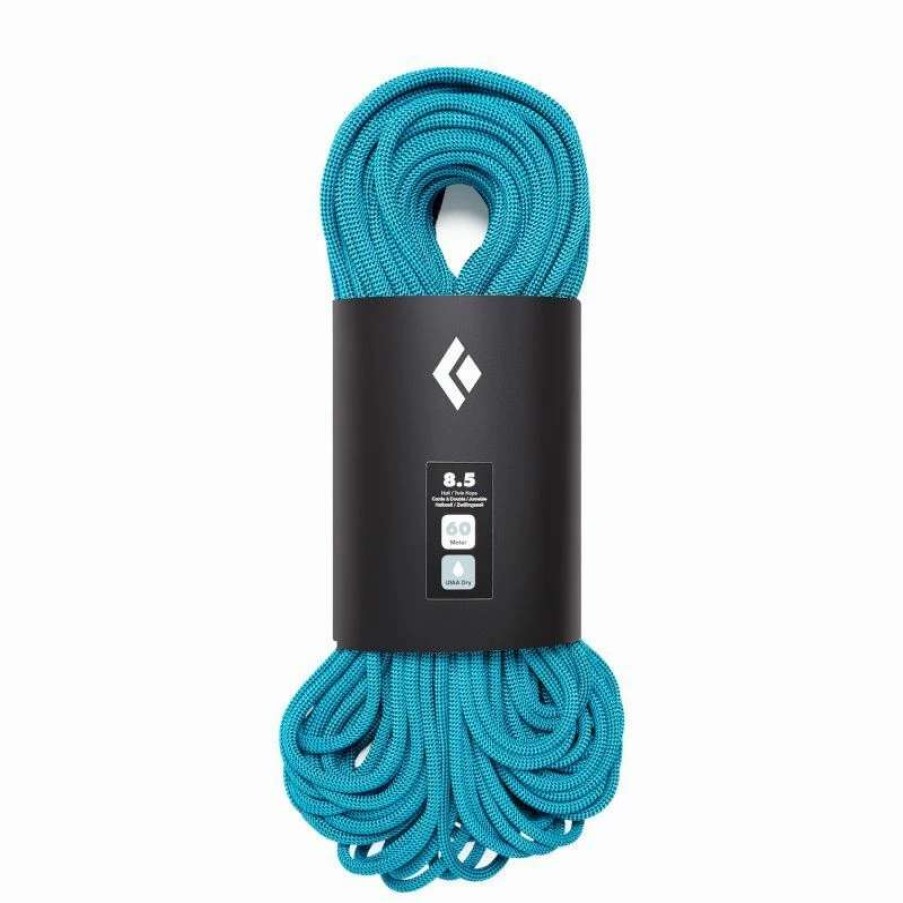 Escalade * | Promo Black Diamond 8.5 Rope Dry Corde Ultra Blue