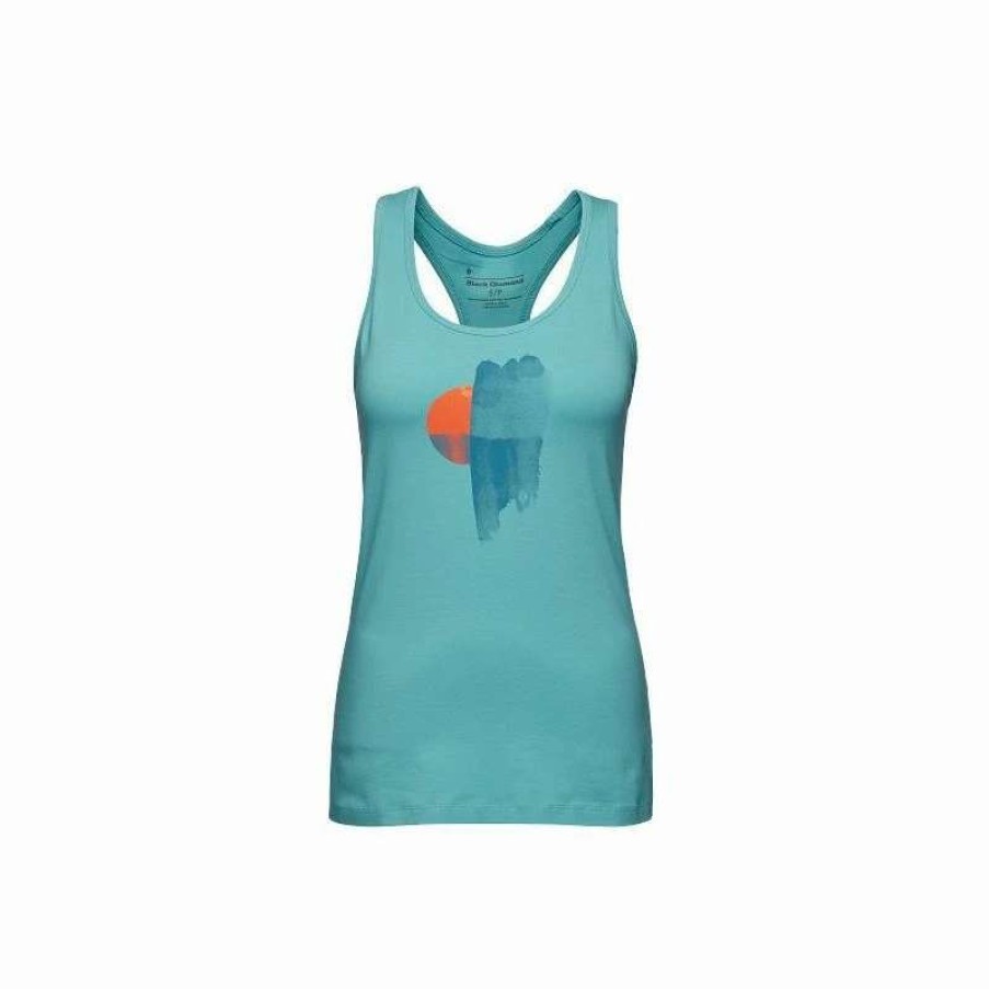 Femme * | Offres Black Diamond Luminary Tank Tank Top Coastal Blue