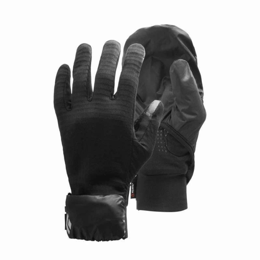 Homme * | Le Moins Cher Diamond Wind Hood Gridtech Gloves Gants Randonnee Black