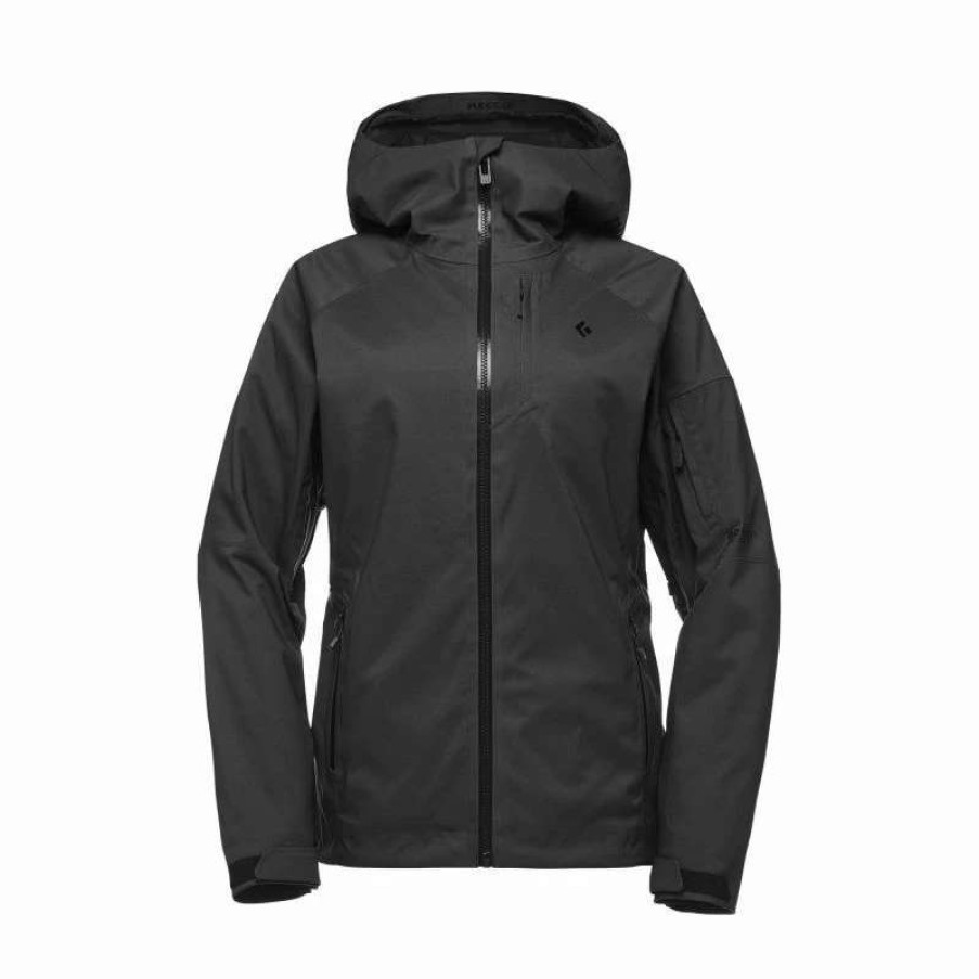 Femme * | Meilleure Vente Diamond Boundary Line Insulated Jacket Veste Ski Femme Black