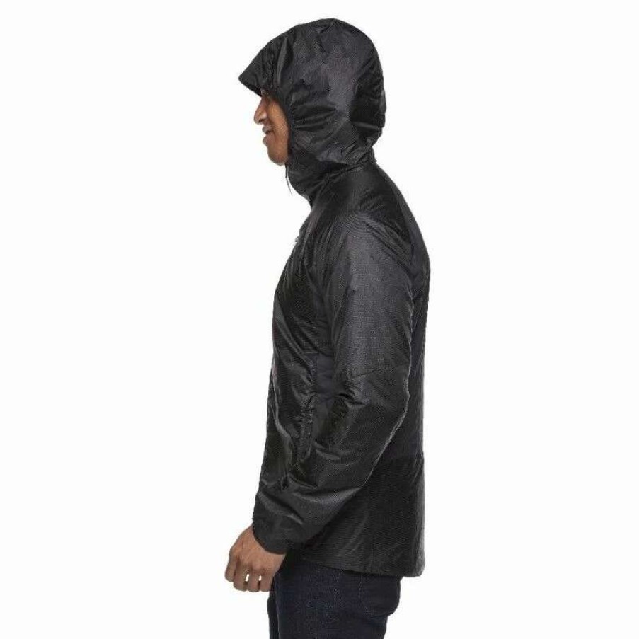 Homme * | Sortie Diamond Vision Hybrid Hoody Doudoune Homme Black